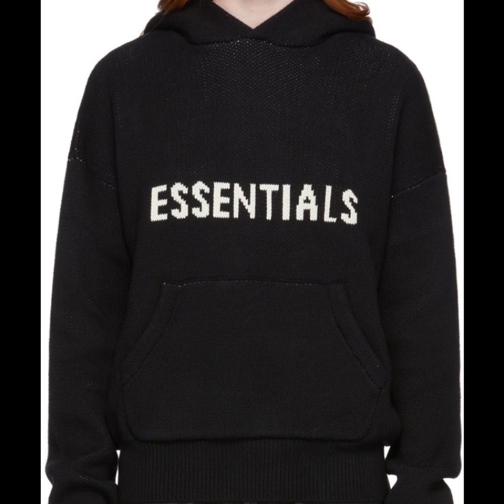 Essentials Hoodie Sweater XS Black